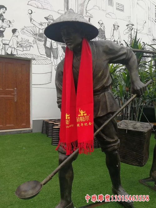仿銅民俗人物雕塑 西寧鍛銅民俗人物雕塑廠